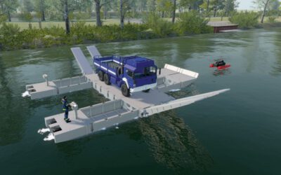 Neues Ponton-Boot-System für den Katastropheneinsatz vor dem Einsatz – gefördert durch das Bundeswirtschaftsministerium