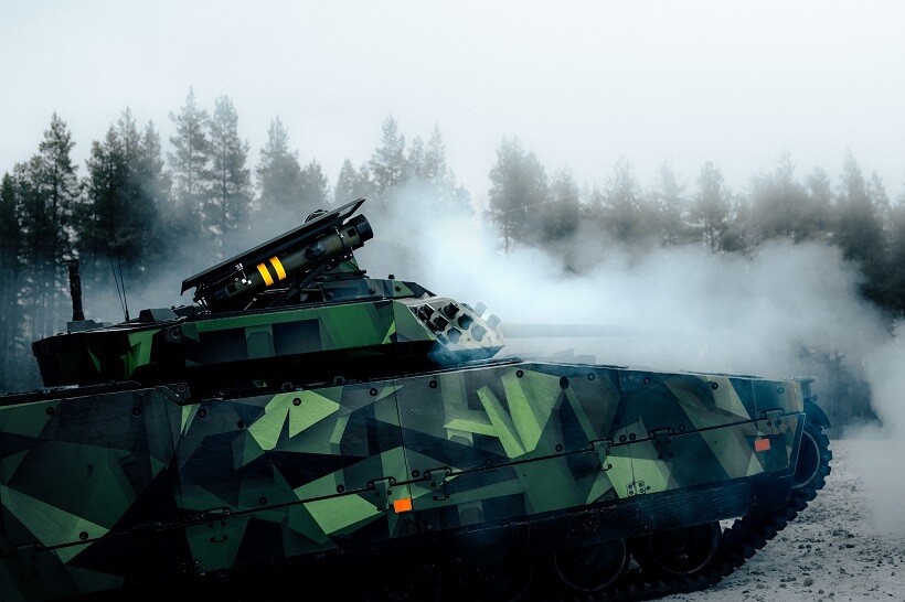 MBDA und BAE Systems Hägglunds demonstrieren Feuerkraft von AKERON und CV90