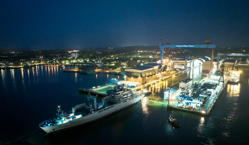 EGV „FRANKFURT AM MAIN“ BEI GERMAN NAVAL YARDS EINGETROFFEN