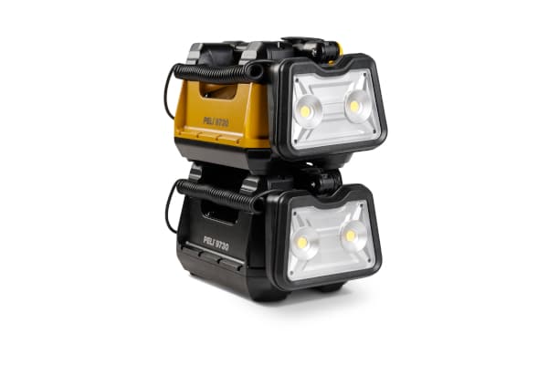 Das neue Beleuchtungssystem Peli™ 9730 Remote Area Lighting System (RALS) mit 4.800 Lumen und über 18 Stunden Laufzeit verbessert Sicherheit und Effizienz in Industrie, Notfall- und Verteidigungseinsätzen 9730 RALS. Foto: Peli Products