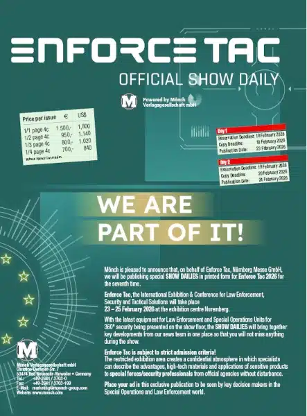 Enforce Tac 2026 - Show Daily Flyer